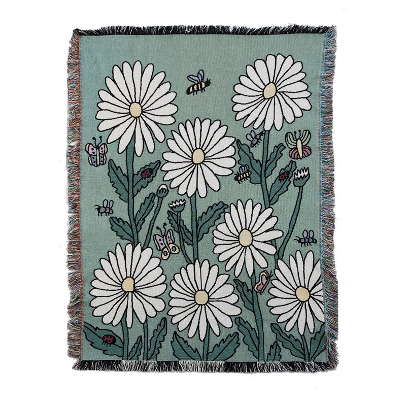 DAISY FLOWERS wall tapestry